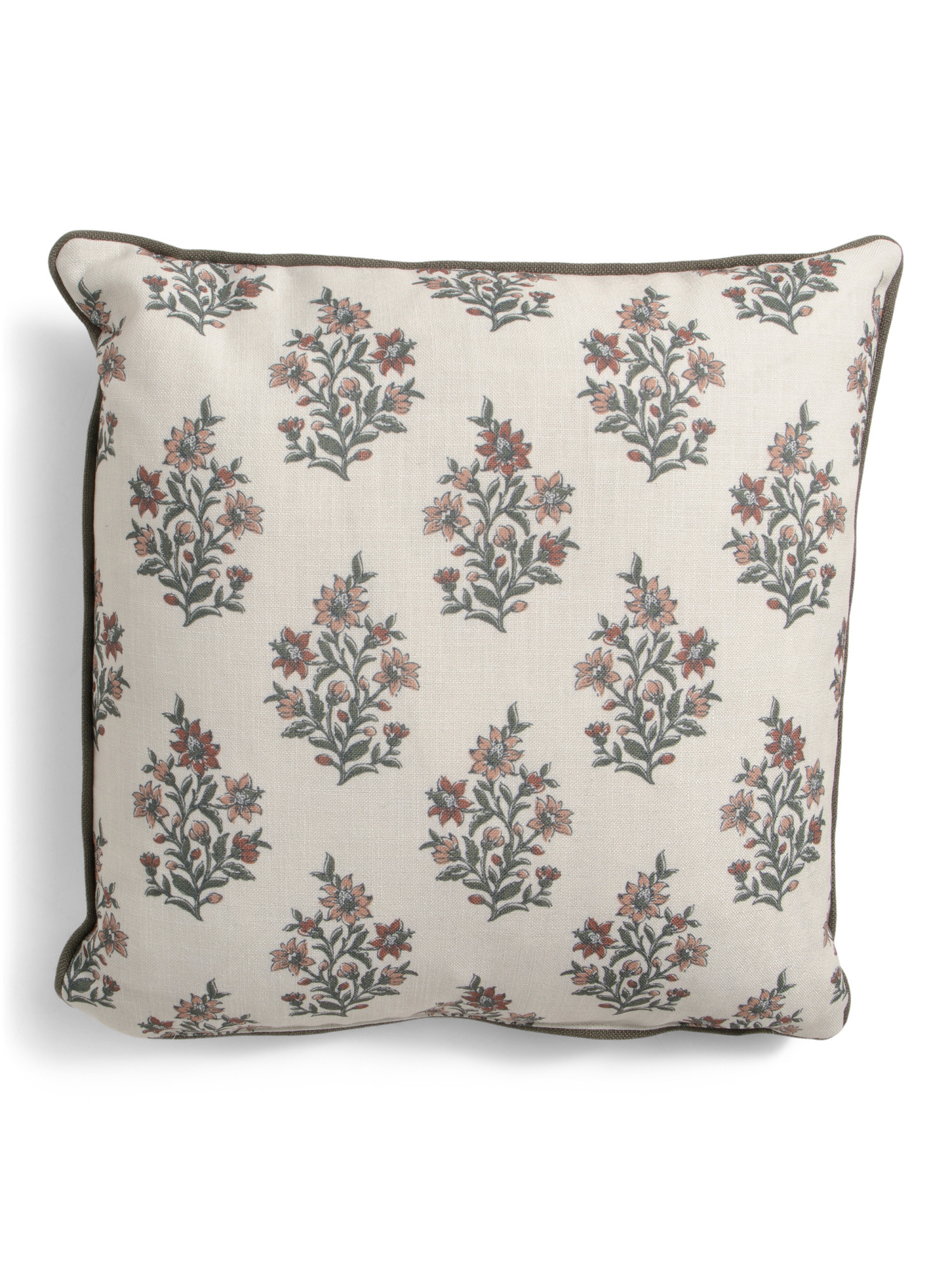 Made In Usa 22x22 Garden Florals Oversized Overfilled Luxury Pillow | Throw Pillows | Marshalls | Marshalls