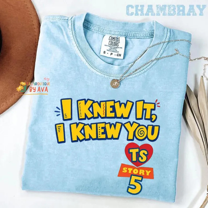 Disneyland Pixar Toy Story 5 I Knew It I Knew You Swift Shirt, Swift Toy Story 5 Inspired Shirt, ... | Etsy (Global)