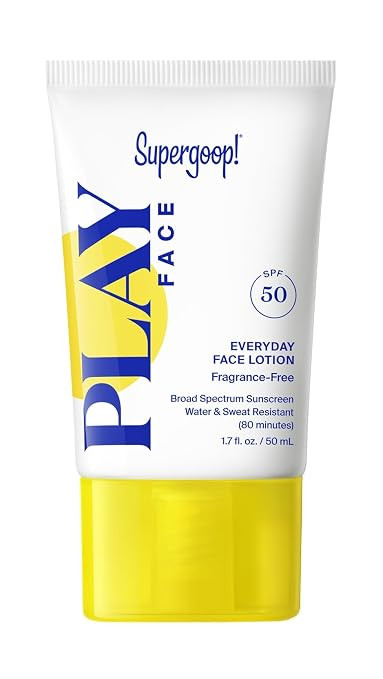 Supergoop! PLAY Everyday Face Lotion SPF 50 - Lightweight, Non-Greasy Formula - Natural Finish - ... | Amazon (US)