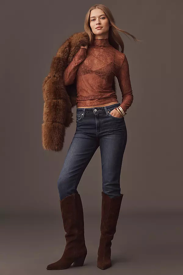 Cindy High-Rise Straight-Leg Jeans | Anthropologie (US)