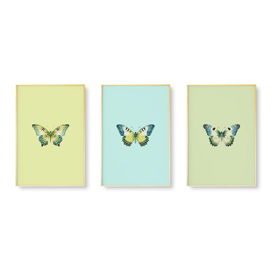 Joie du Papillon Trio | Urban Garden Prints