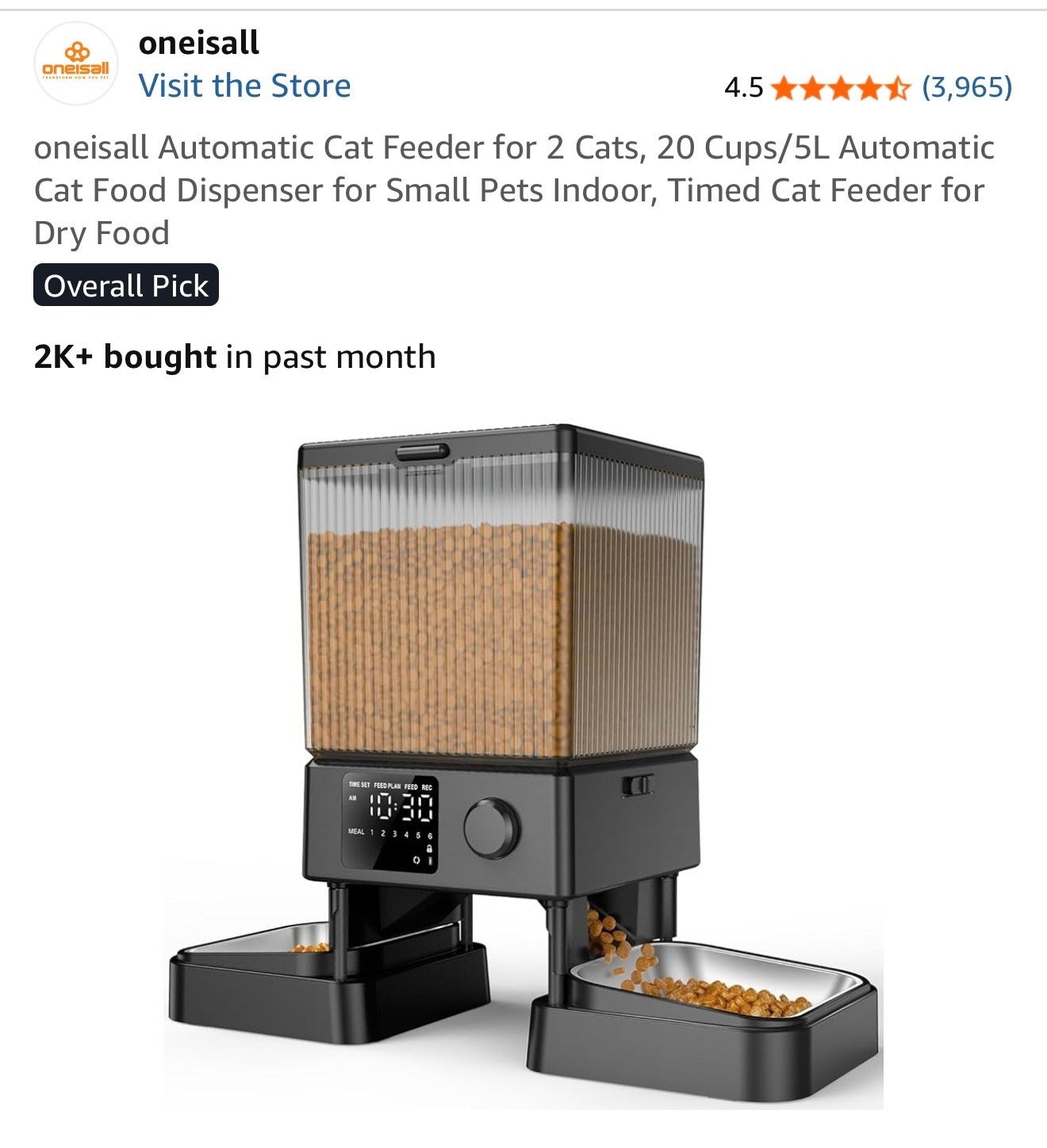 We rescue animals. This is automatic cat feeder that we use for the 5 kitties.  #pets #cats #rescuecats 

#LTKFamily #LTKHome #LTKPets