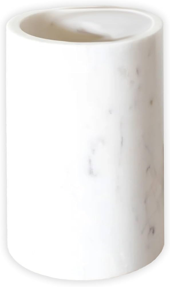 Cooking Tools Organizer, White 7 x 5 Inches Marble Kitchen Utensil Holder | Amazon (US)