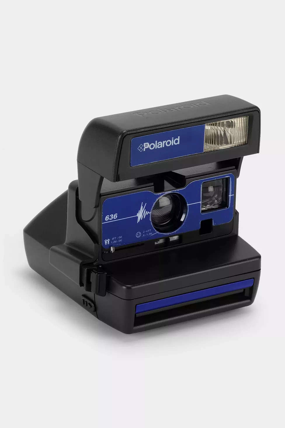 Polaroid 636 Blue Vintage 600 Instant Camera Refurbished by Retrospekt | Urban Outfitters (US and RoW)
