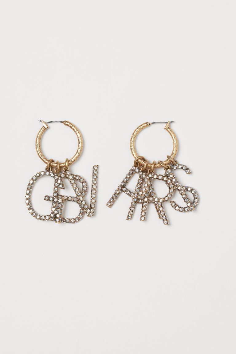 Earrings with Rhinestones | H&M (US)