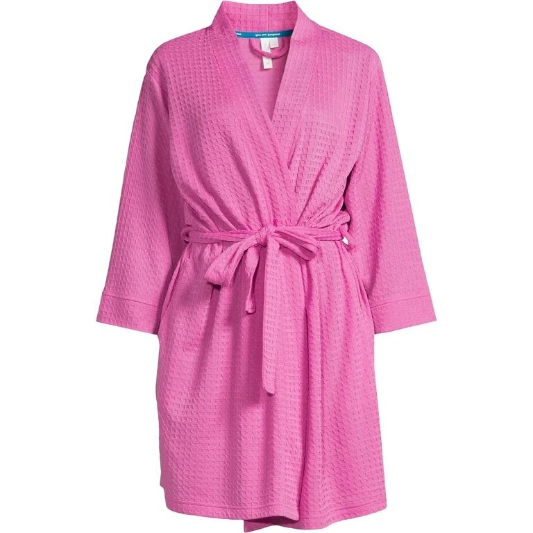 Joyspun Women's Shawl Collar Knit Robe, Size S to 3X - Walmart.com | Walmart (US)