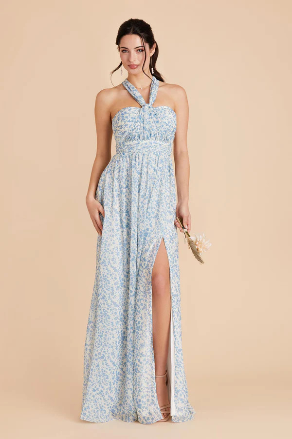 Grace Convertible Dress - Blue Dreamy Ditsy | Birdy Grey