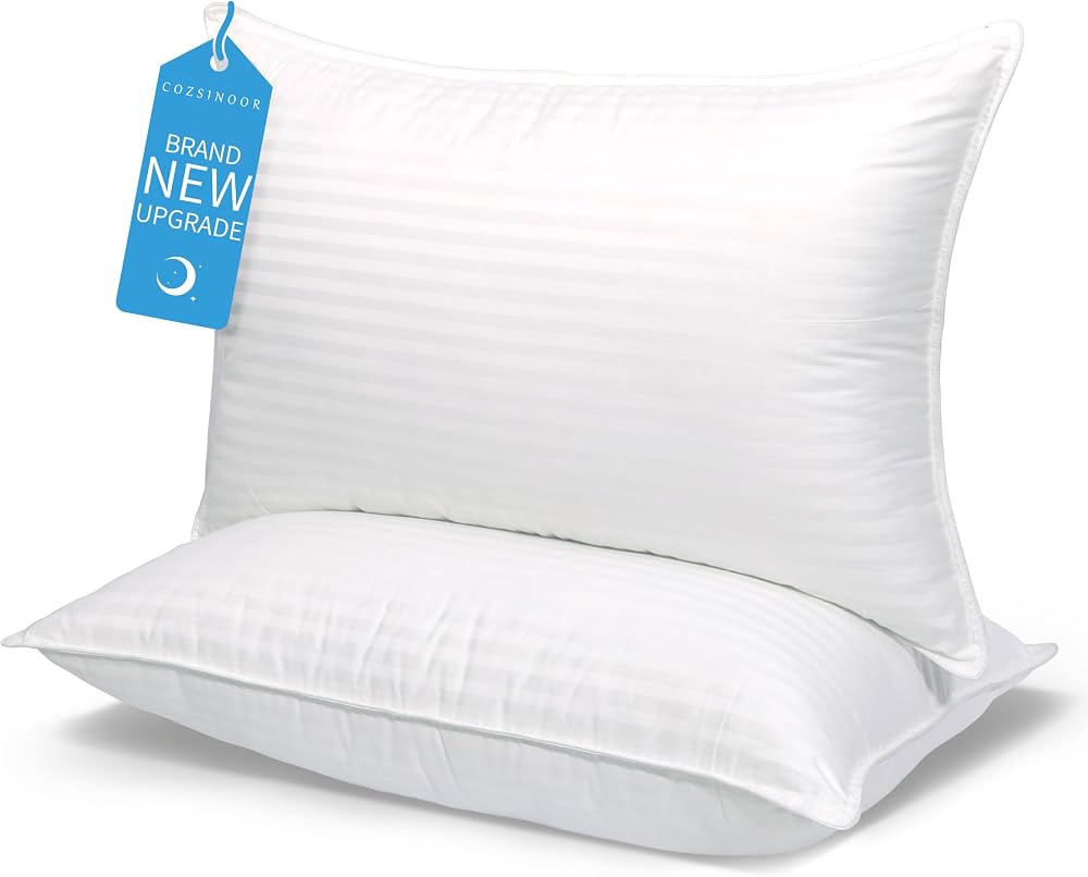 COZSINOOR Bed Pillows Queen Size: Hotel Quality Set of 2 - Down Alternative Microfiber Filled for... | Amazon (US)