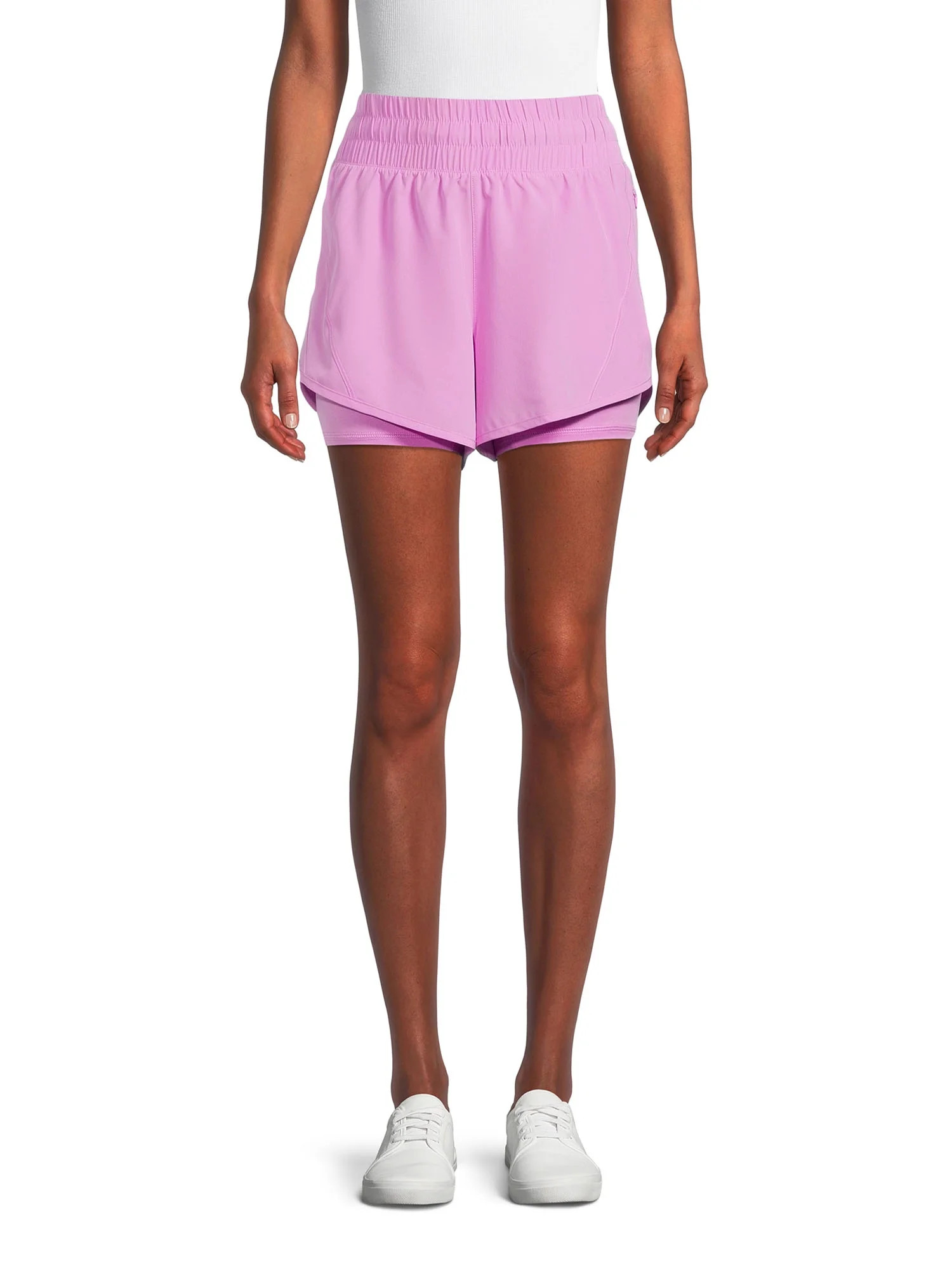 Avia Women's High Rise Running Shorts with Bike Liner | Walmart (US)