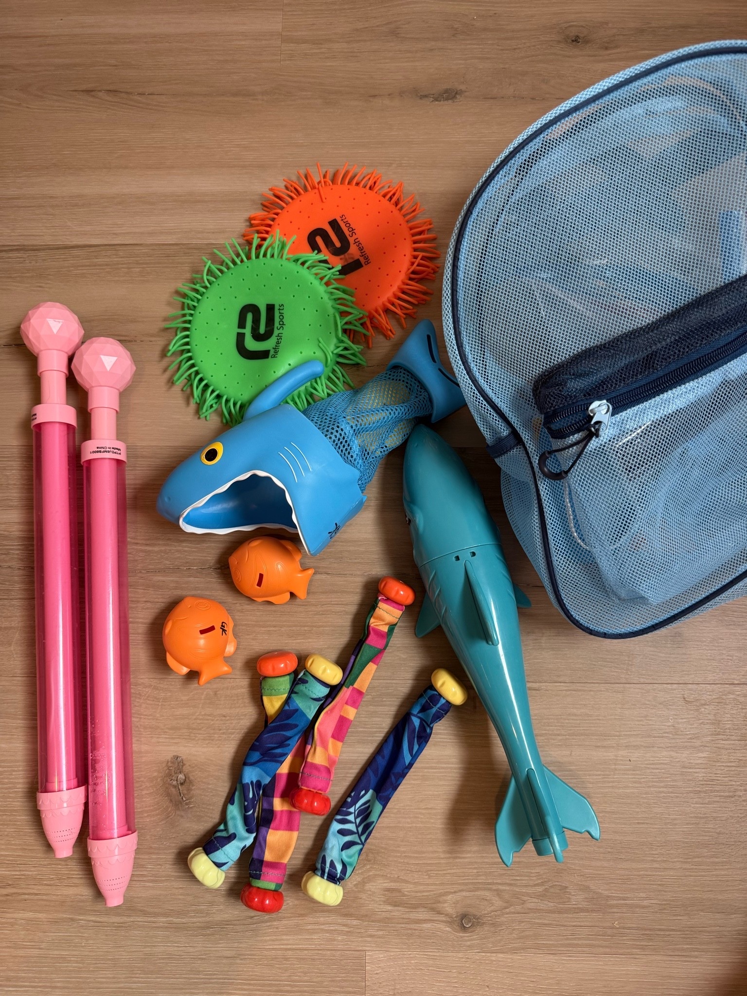 Pool toys for the kids! I love this mesh backpack for all the beach things too

#LTKTravel #LTKKids #LTKmomlife
