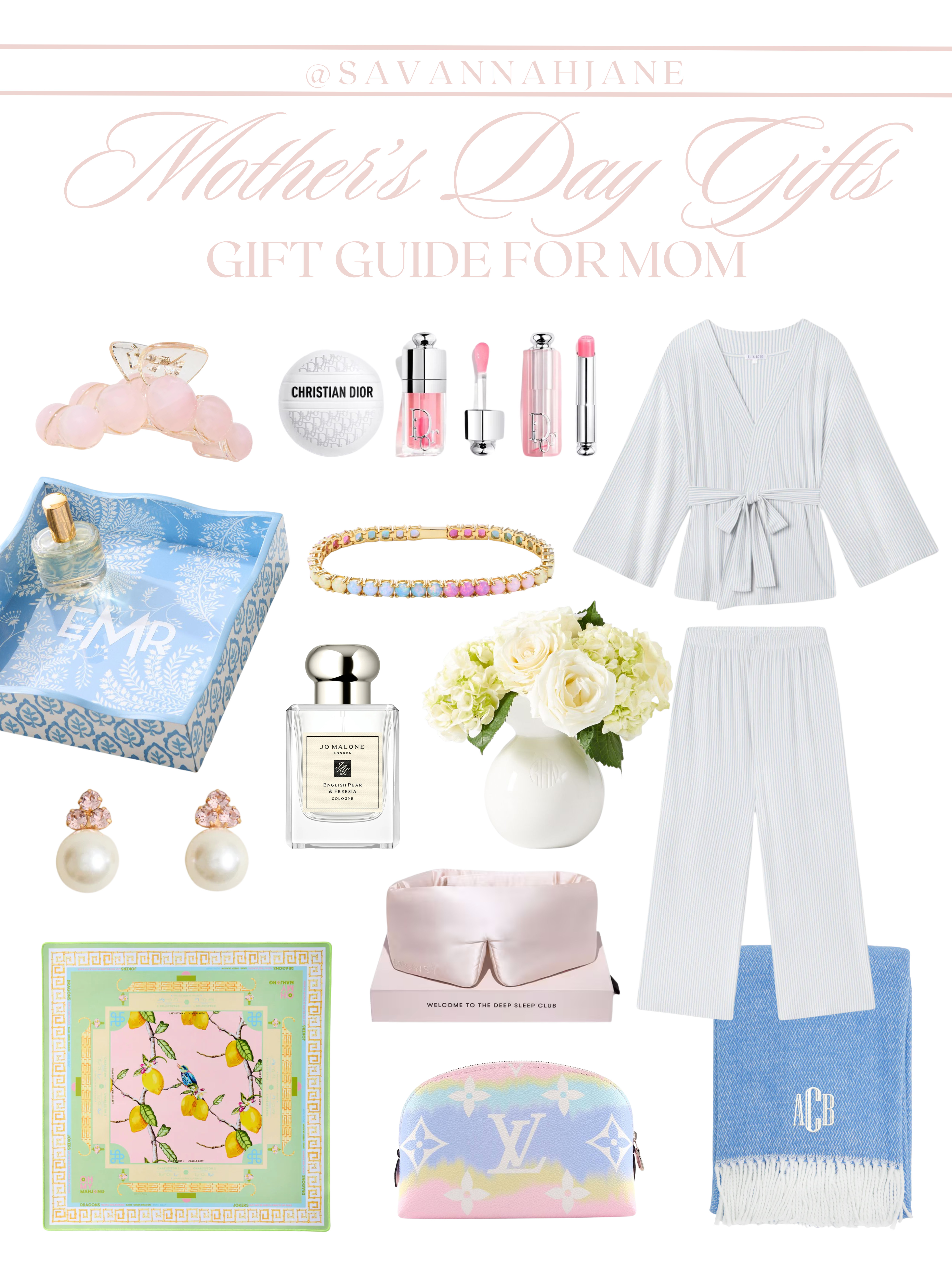 Mother's Day Gift Guide! chic gifts for her | Mother's Day gift ideas | chic mothers day gifts | mahjong set | tuckernuck mahjong set | preppy Mother's Day gifts | LAKE pajamas | Dior beauty set | last minute mothers day gifts | thoughtful mothers day gifts  

 

#LTKmomlife #LTKSeasonal #LTKKids