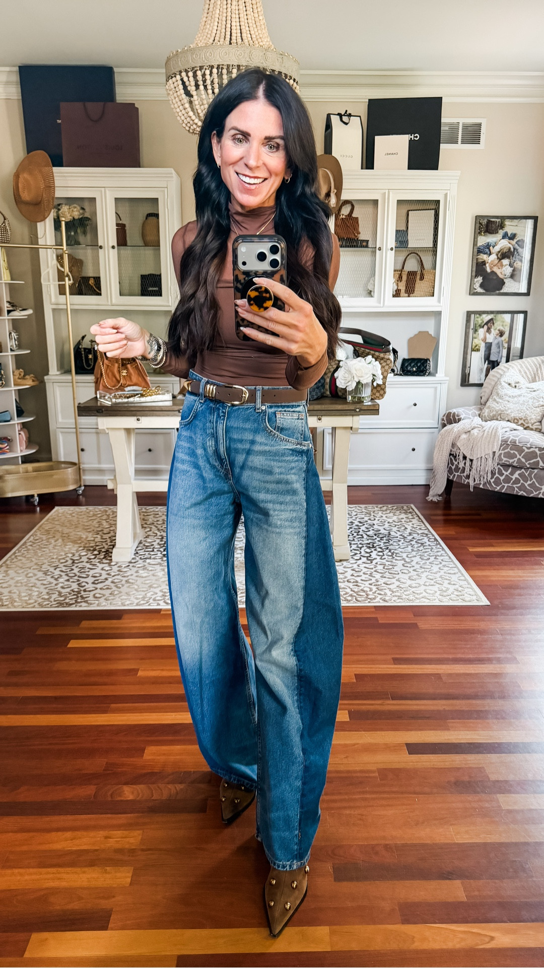 The cutest bodysuit! Wearing small bodysuit and 2 denim 

#LTKSeasonal #LTKStyleTip #LTKFindsUnder50