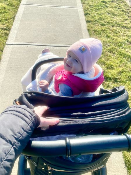 It was such a beautiful day! We decided to get some (much needed!) fresh air and go for a walk 💕 I just love her little smile!

This is my travel stroller! I love that it folds easily and is lightweight. I wish it had a more compact fold but that’s okay! I wanted something with more storage underneath so we could go shopping 🛍️ it glides really smoothly and has no problem with bumps! 

Toddler, daughter, stroller, mompush, active, outdoors, travel, walk, carhartt, mom

#LTKkids #LTKtravel #LTKfamily