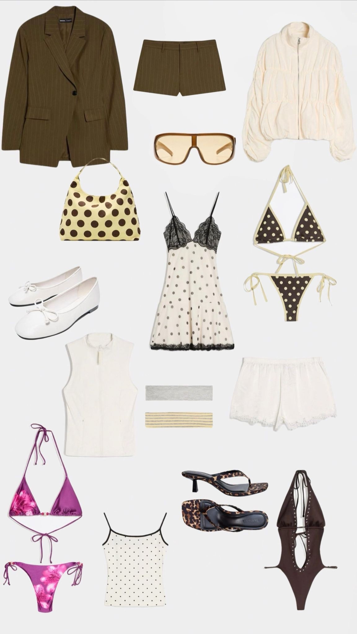 New in - haul - spring newness - spring outfits - bikinis - mini dresses - polka dots - ballet flats - blazers 

#LTKuk #LTKspring #LTKstyletip
