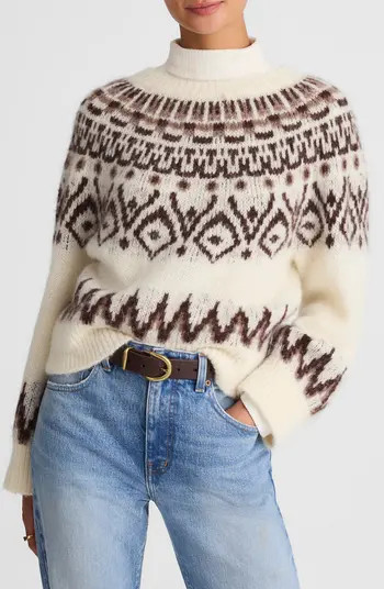 Madewell Fair Isle Wool & Alpaca Blend Sweater | Nordstrom | Nordstrom