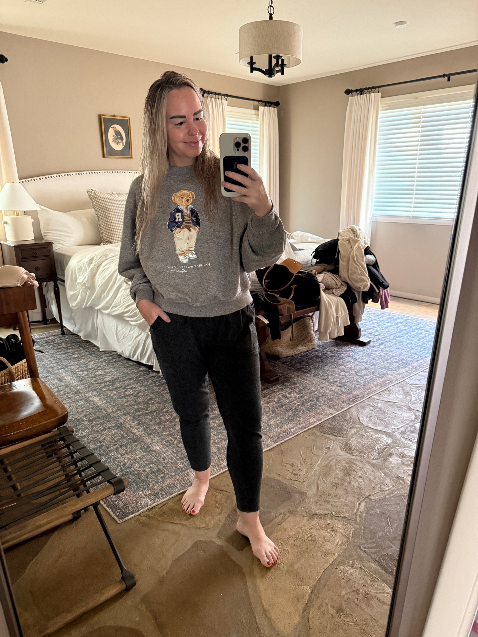 Look for less from Walmart! I’m obsessed with this RL bear sweatshirt, but it’s so expensive. Found a great dupe for under $15!

#LTKSeasonal