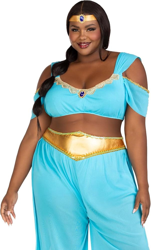Leg Avenue Women's 3 Piece Arabian Princess Costume | Amazon (US)