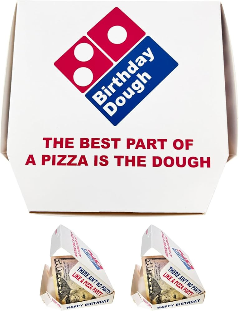 Birthday Dough Money Gift Box – Funny Mini Pizza Box Cash Holder – Unique Birthday Gift for T... | Amazon (US)