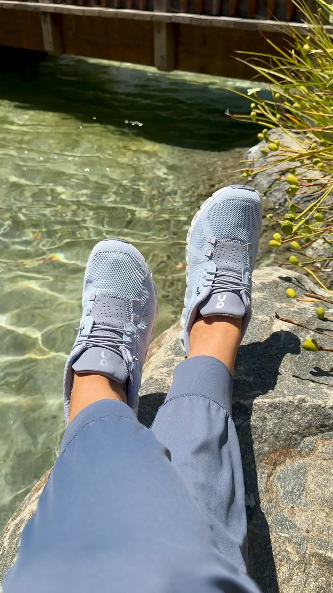 These are my favorite sneakers! I love that you don’t have to bend down to put them on — just slip your feet in, and you’re “on clouds!”
You can’t see a lot of my comfy, bargain, joggers, but they’re definitely worth checking out, so I’ve tagged them, too. 

#LTKFitness #LTKActive #LTKShoeCrush