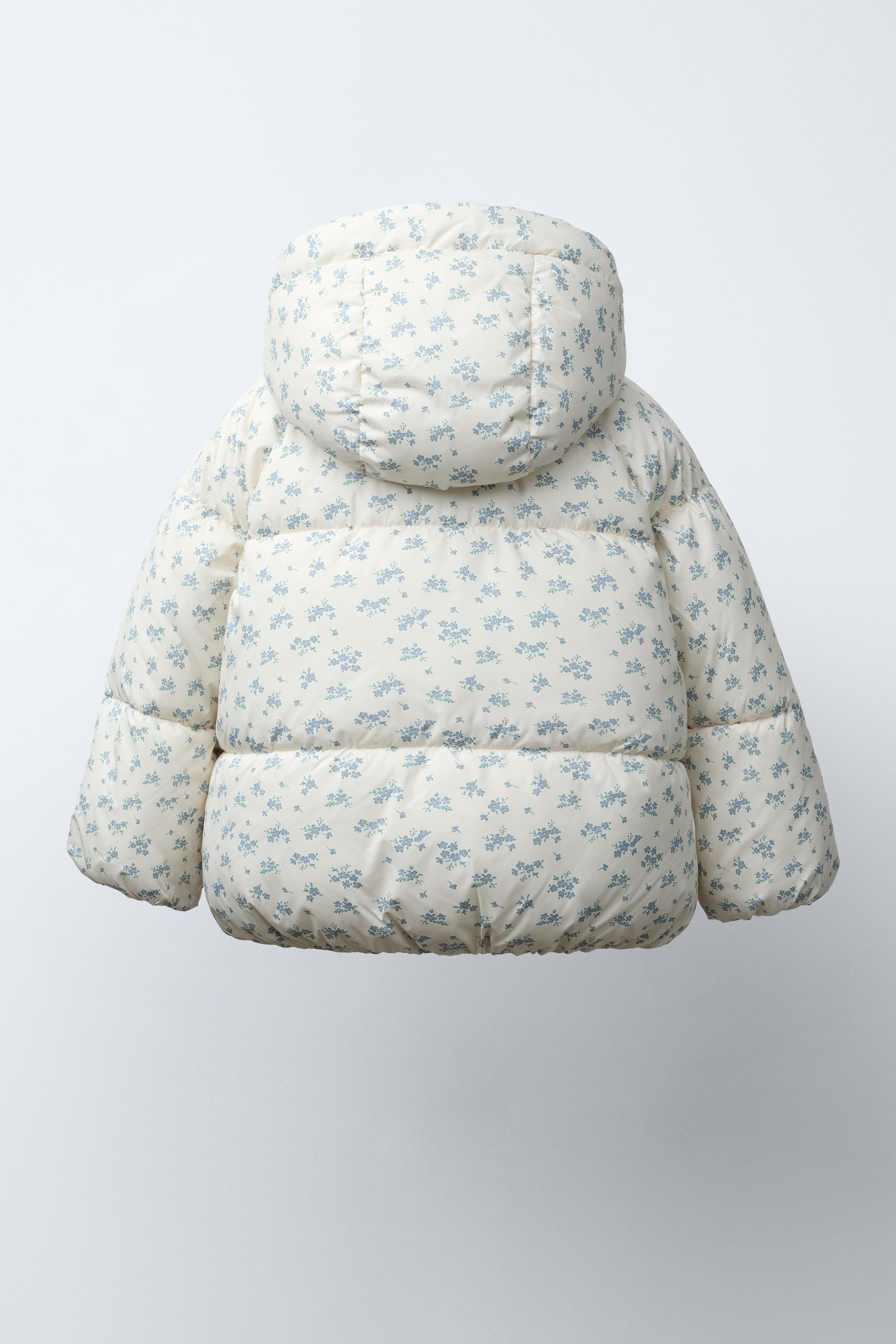 FLORAL FLEECE PADDED COAT | Zara US