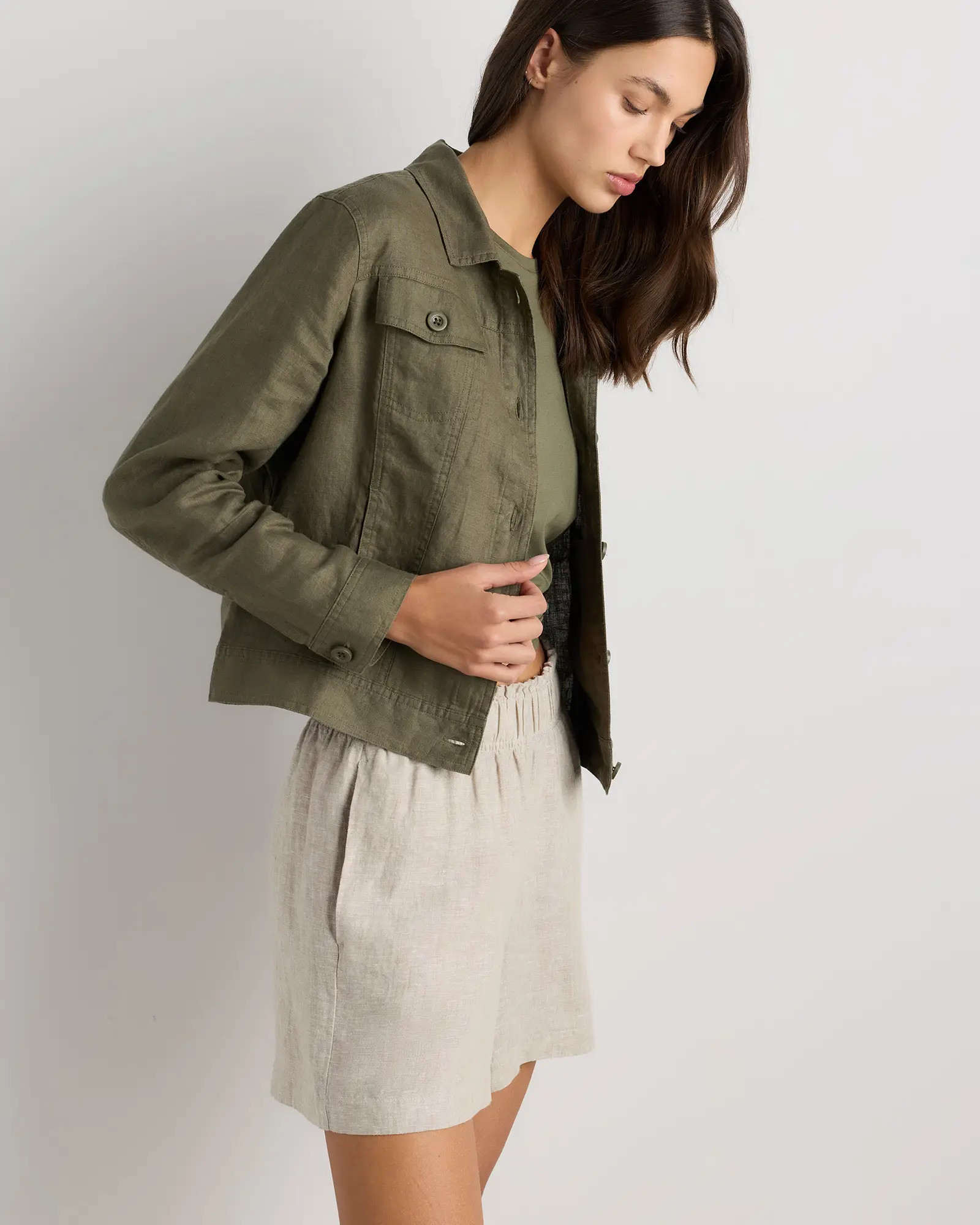 100% European Linen Jacket | Quince