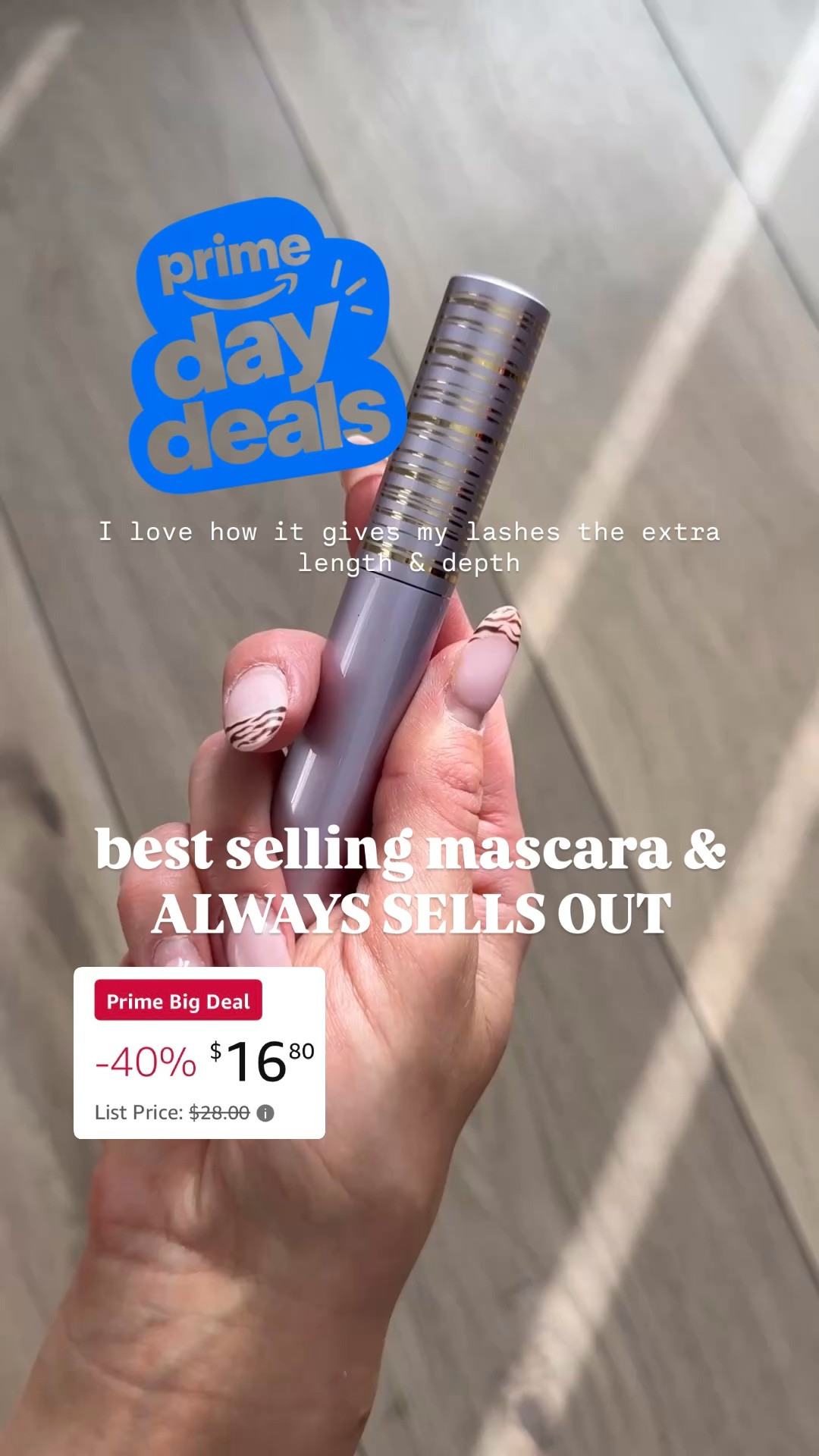 The mascara that give my eyelashes extra length and volume is ON MAJOR SALE TODAY!! 🚨📦 

This always sells out the quickest!