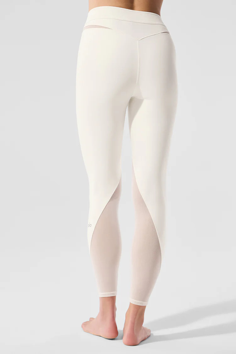 Airlift High-Waist 7/8 Rebel Legging - Ivory | Alo Yoga (US)