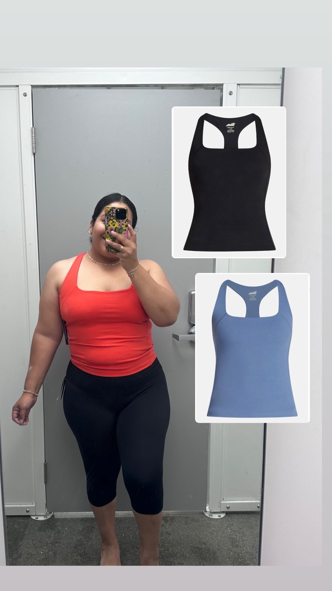 Workout tops & capri 🧡🖤

#LTKMidsize #LTKActive #LTKfitnessgoals