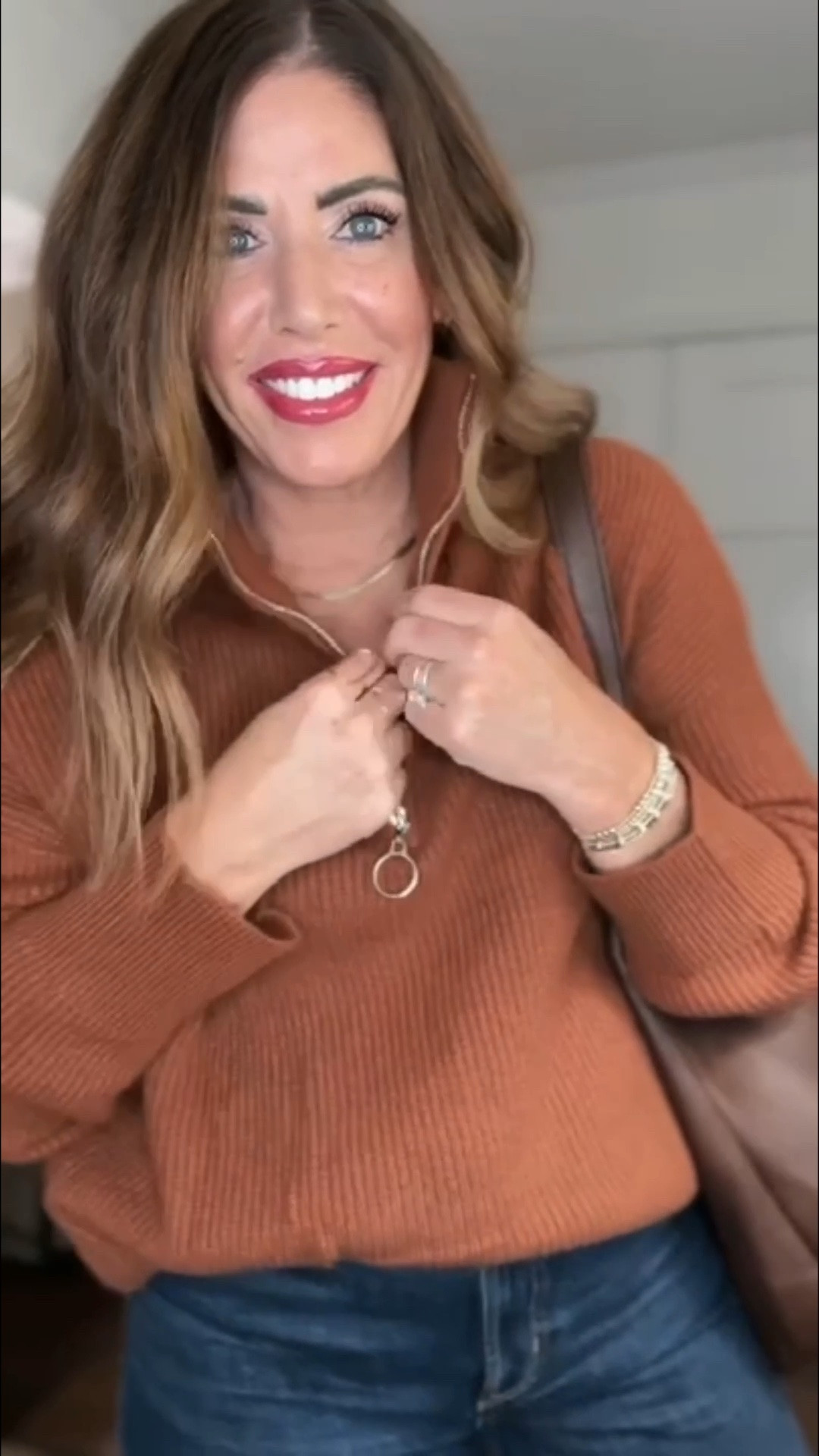 Some of my favorite Amazon sweaters are on sale ‼️ 

Navy wool blend cardigan 21% off / $25
Cashmere blend quarter zip 52% off / $43.95 - both true to size. I am wearing a medium. 10/10 quality👌🏼

👖Curvy straight jeans 46% off / $79.99 - size 29
High rise barrel jeans 30% off / $62 - size 29 

@gapstyle @Madewell @American Eagle Outfitters 

Over 40 style, fall outfits women, work outfits, business casual workwear, mom style, autumn outfits, date night outfits, fall fashion hauls,

#LTKSaleAlert #LTKOver40 #LTKMidsize