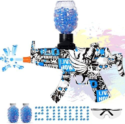 BYUQDF Gel Ball Blaster, Electric Splatter Ball Blaster with Goggles and 20000 Water Beads MP-5 G... | Amazon (US)