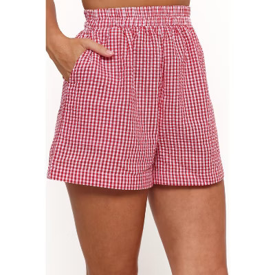 Petal and Pup Libby Shorts - Red Gingham XS | Target