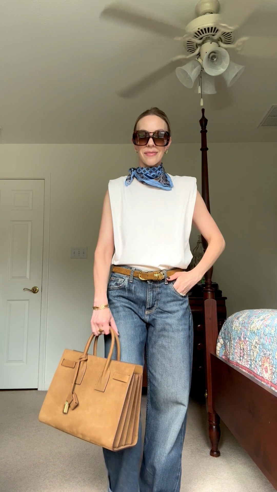 Fall outfits over 40, casual fall looks, paisley scarf, baggy jeans, suede western belt (on major sale!)

#LTKSaleAlert #LTKOver40 #LTKSeasonal