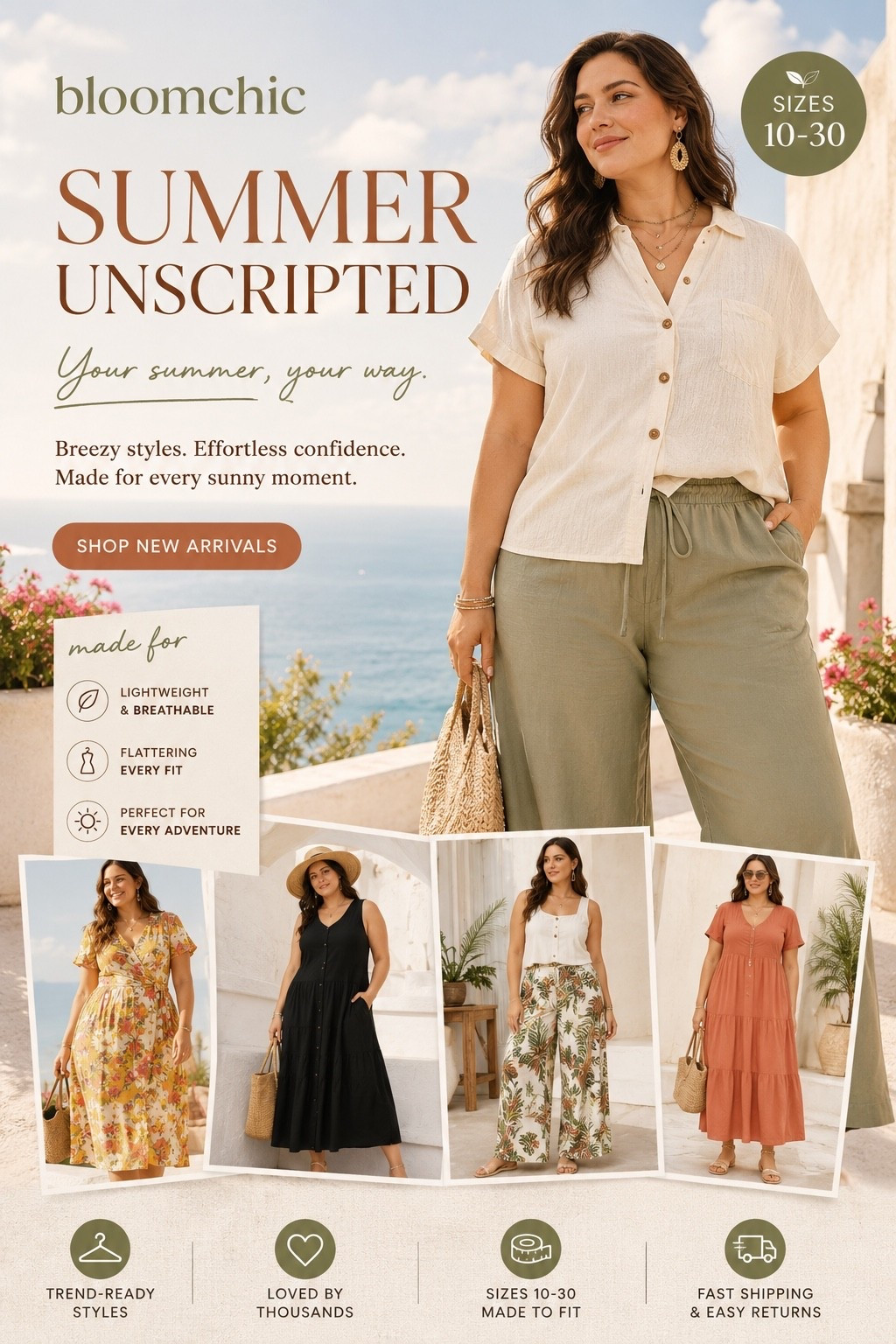 Bloomchic has all the effortless summer pieces right now ☀️🌴 Easy dresses, breezy sets, and vacation-ready looks that are actually comfy and cute. Obsessed with these warm-weather finds 🤍

#Bloomchic #SummerStyle #VacationOutfits #PlusSizeFashion #CurveStyle #ResortWear #SummerLooks #LTKCurves #EasyStyle #FashionFinds

#LTKPlusSize #LTKMidsize #LTKOver40