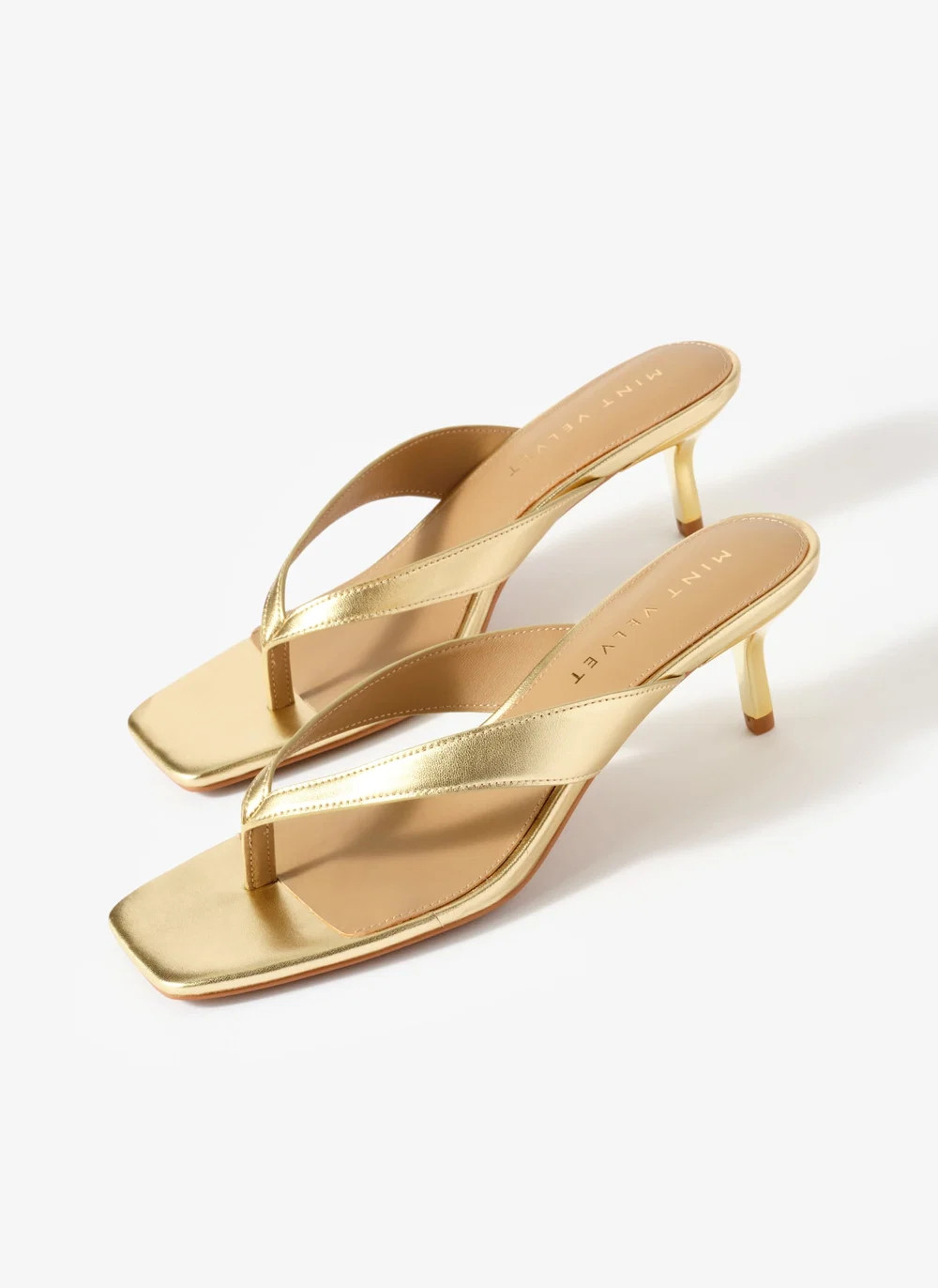 Betty Cream Flip Flop Heels | Mint Velvet