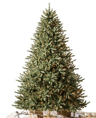 6.5 ft Pre-Lit Classic Spruce Tree | Macy's