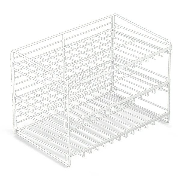 Mainstays 3-Tier Can Dispenser Rack Organizer Powder Coated Steel White - Walmart.com | Walmart (US)