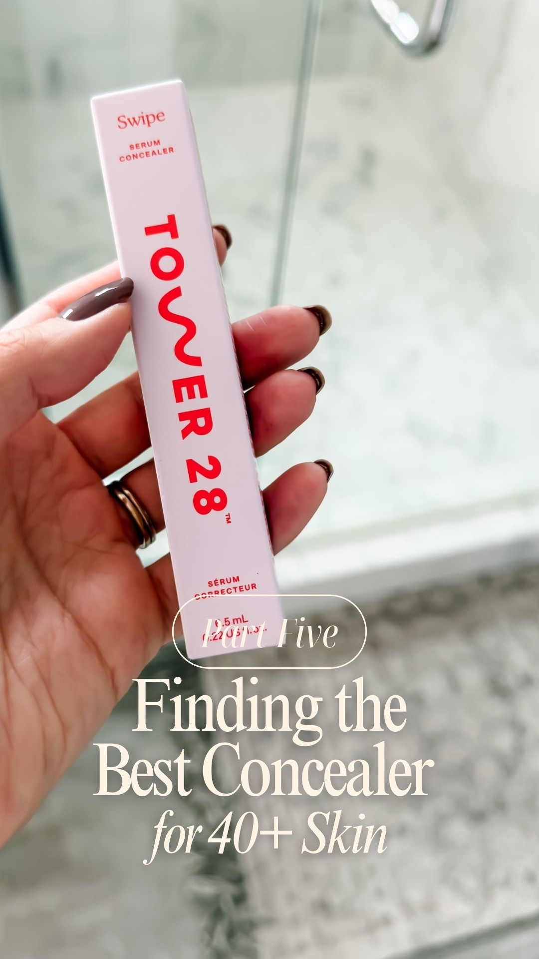 Tower 28 Swipe Serum Concealer… where have you been all my 40-year-old life?! 🤎✨
I finally tried it today and WOW — I get the hype now.

This one gave me solid coverage without the heaviness, brightened up my under eyes, and stayed looking skin-like and natural all day. Zero cakiness. Zero weird texture. Just a beautiful, hydrated finish that actually worked with my skin instead of fighting it.

I’m giving it a solid 9/10 ⭐️
There was a little creasing later in the day (nothing dramatic), but overall this has instantly become one of my top favorites in the whole series so far.

Why people love it:
✨ Serum-like formula = blends like a dream
✨ Medium buildable coverage that doesn’t look makeup-y
✨ Hydrating ingredients (hyaluronic acid + centella)
✨ Brightens without looking heavy
✨ Sensitive-skin friendly + clean-ish ingredients
✨ That natural “my skin but better” finish

Honestly… I feel personally attacked that no one told me sooner. 😂

Would you guys try this one??

#LTKBeauty #LTKOver40 #LTKFindsUnder50