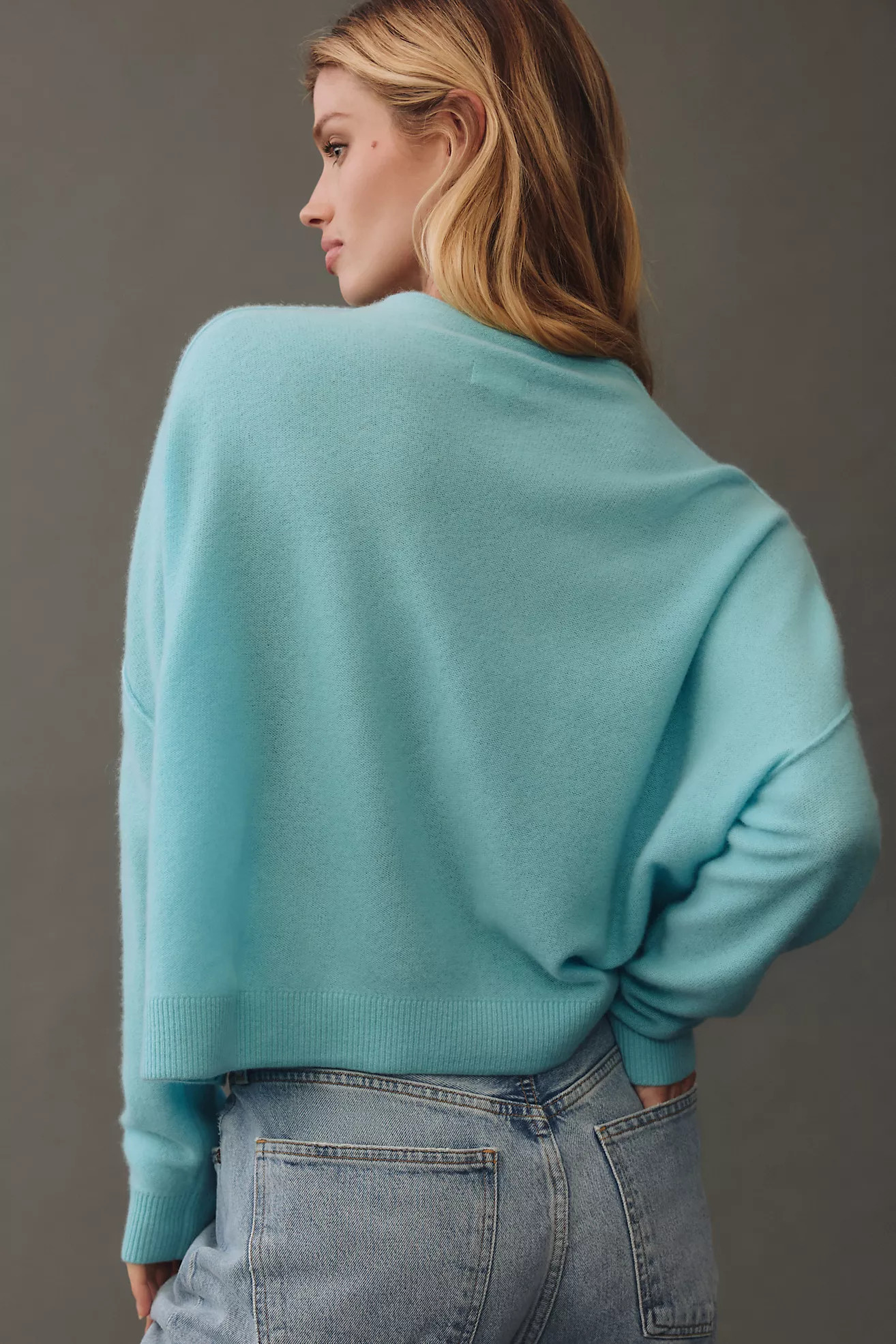 The Alani Cashmere Mock-Neck Sweater by Pilcro | Anthropologie (US)