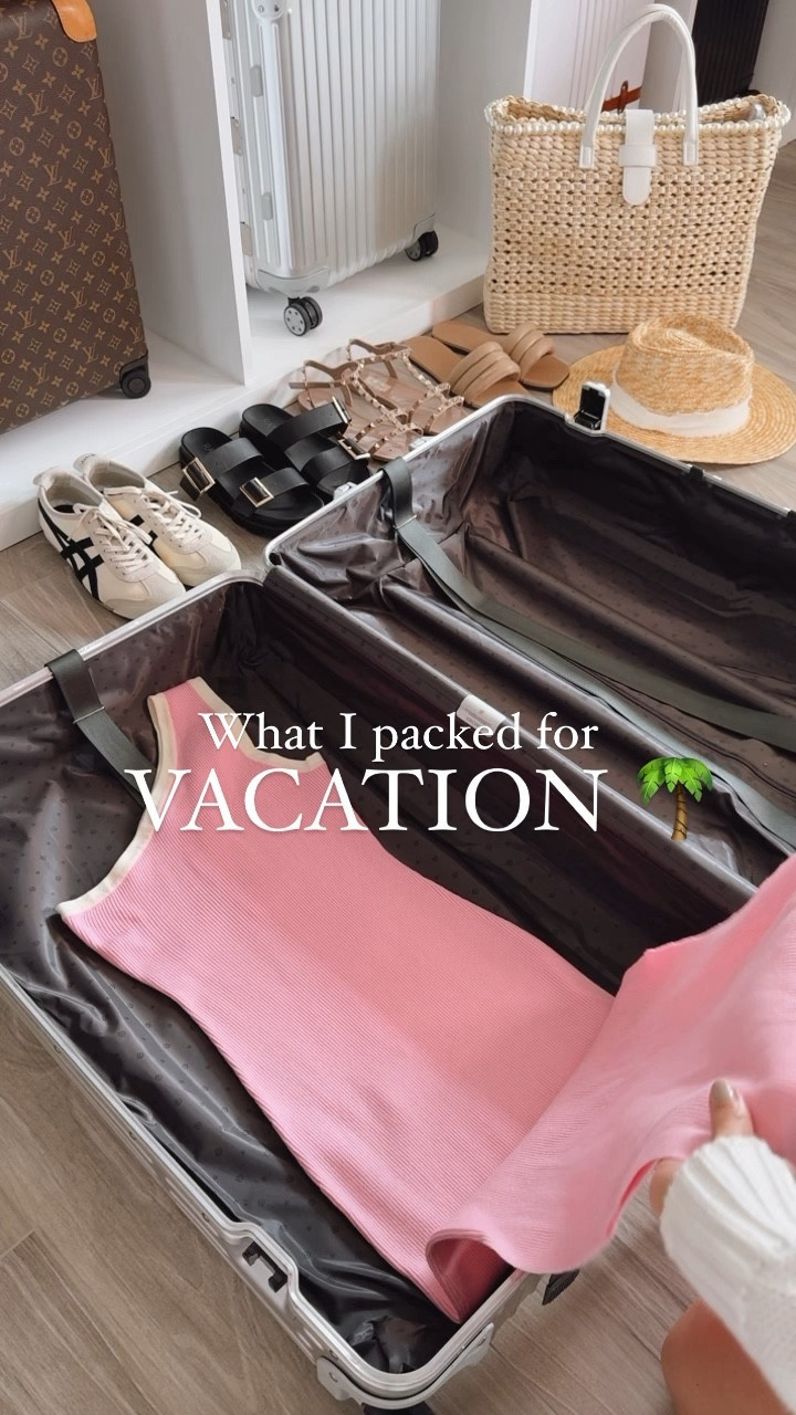 PART 2 What I Packed for Vacation 🌴☀️

What I Packed for Vacation🌴☀️
Resort wear checklist:
Swimsuits
Bodysuits
Summer dress
One shoulder jumpsuit
Cover up dresses
Cover up pants
Beach hats
Beach bags
Amazon sets
Revolve cover-ups
Shorts
Skirt set
Jeans jacket
Naghedi tote
Beach totes
Sandals
Havaianas sandals

#LTKstyletip #LTKtravel #LTKSeasonal