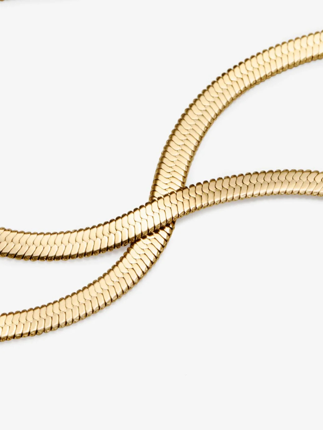 Herringbone Chain Necklace | Ana Luisa