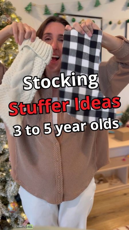 Stocking stuffer ideas for 3 year olds to 5 year olds (ish) 


Music: Joyful Snowman
Musician: Grand Project
Site: https://pixabay.com/music/-joyful-snowman-127422/

#LTKGiftGuide #LTKHoliday #LTKkids