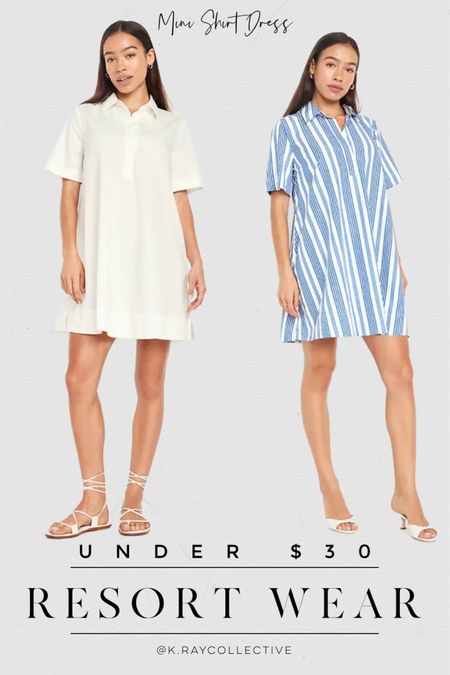 I just scrolled across this mini shirt dress and it’s spring break perfection. Throw it over a swimsuit or wearing out to dinner. It’s the perfect resort wear.

#ResortWear #VacationOutfits #ShirtDress #AffordableStyle #SpringDresses #Dress

#LTKstyletip #LTKSeasonal #LTKfindsunder50