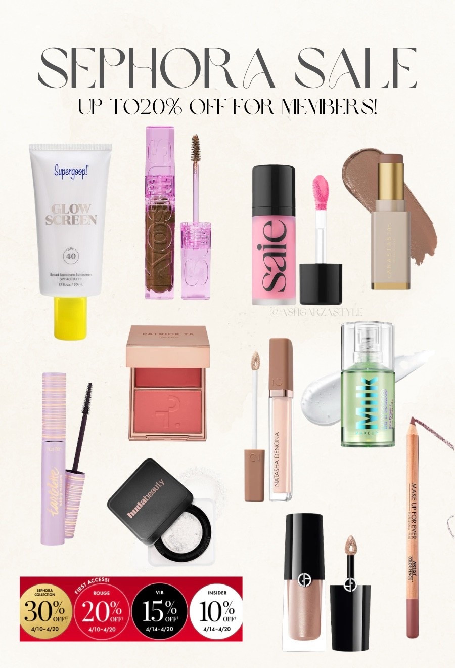 Sephora sale up to 20% off for members 🙌🏻🙌🏻

#LTKootd #LTKSaleAlert #LTKBeauty