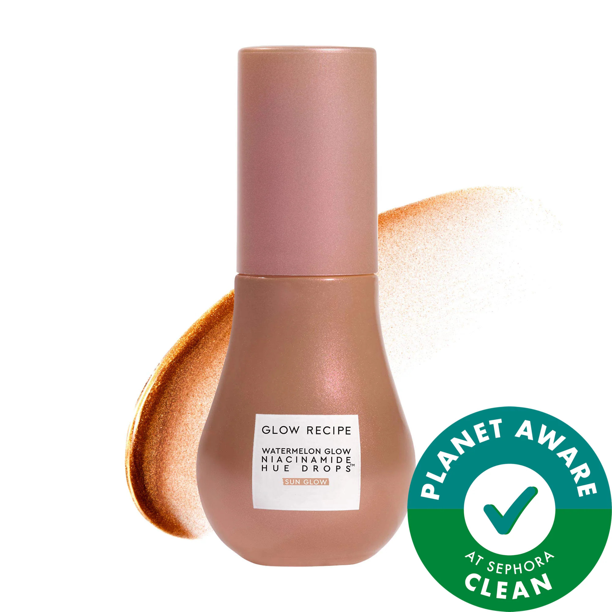 Glow Recipe Mini Watermelon Glow Niacinamide Hue Drops Sun Glow Serum Sun Glow 0.5 oz / 15 mL | Sephora (US)