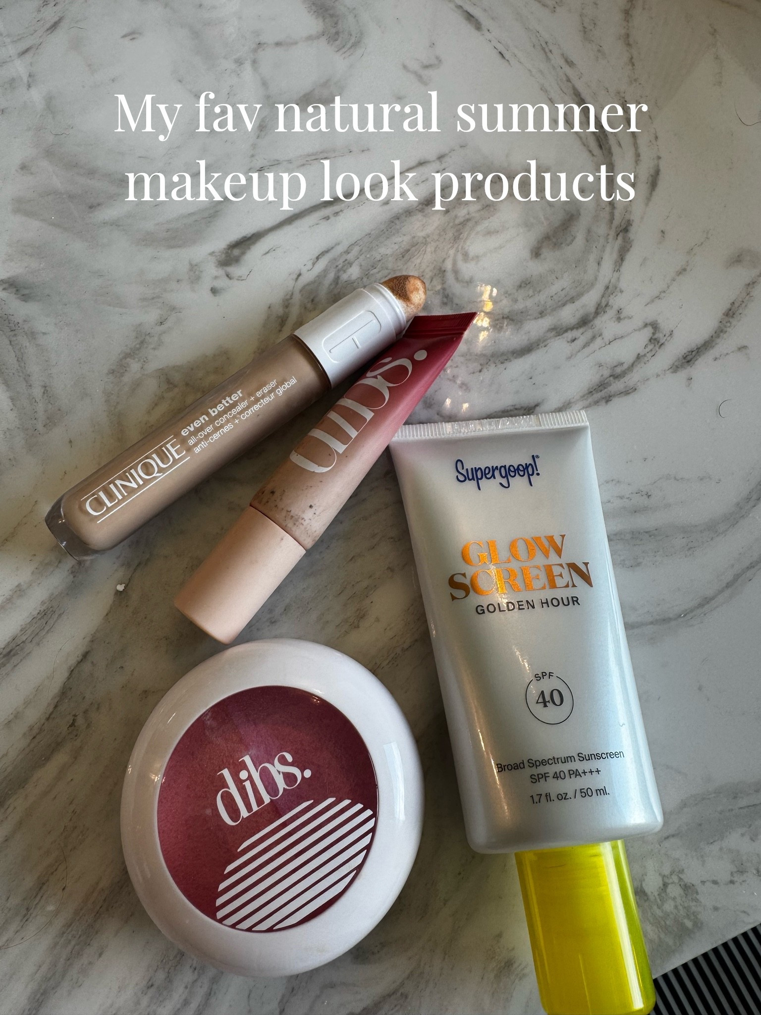 Natural summer makeup look 🫶🏼