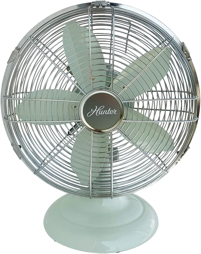HUNTER 90604 12" Retro Table Fan in Breezewave | Amazon (US)