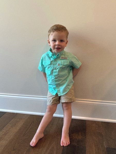 Shop Liam’s new outfit! Colombia toddler PFG short sleeve shirt and shorts are on sale  — 25% off! 

toddler boy fashion | toddler must haves | toddler fashion | baby boy fashion 

#LTKkids #LTKunder50 #LTKfamily