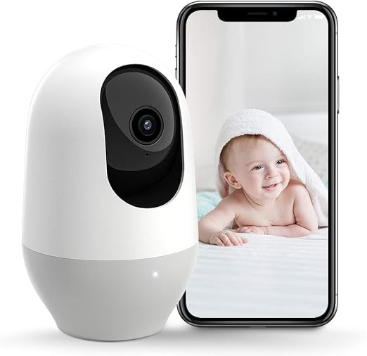 Nooie Baby Monitor, WiFi Pet Camera Indoor, 360-degree Wireless IP Nanny Camera, 1080P Home Secur... | Amazon (US)