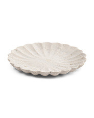 12x12 Fluted Solid Travertine Tray | Marshalls