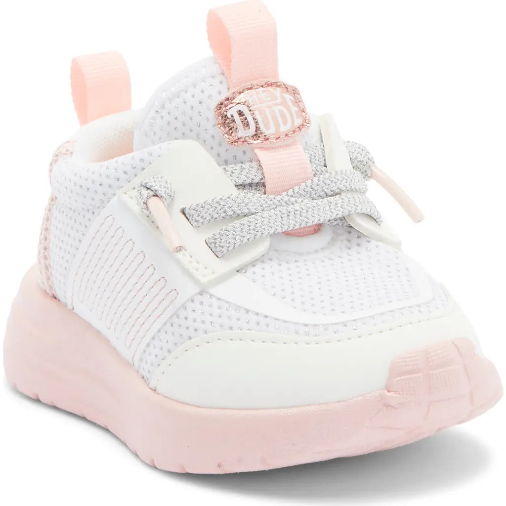 Hey Dude Kids' Sirocoo Play Sneaker in Pastel Ombre White/Pink at Nordstrom Rack, Size 6 M | Nordstrom Rack